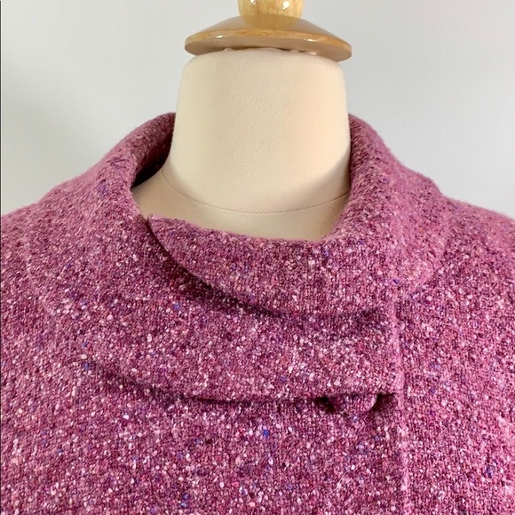 Women's Purple Wool Blend Jacket sz 18 - Picture 4 of 8